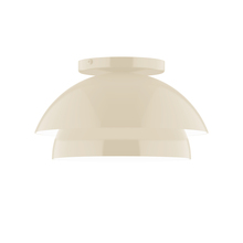 Montclair Light Works FMDX445-16 - 10" Nest Flush Mount, Cream